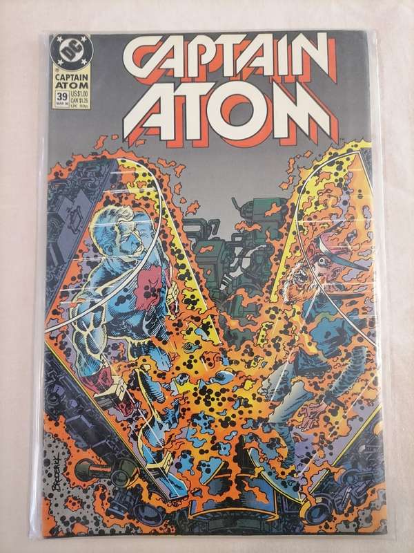Captain Atom #39 (Mar 1990, DC COMICS) - EXCELLENT CONDITION COMES WITH PLASTIC SLEEVE