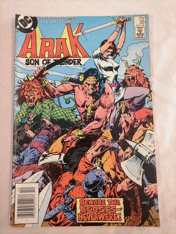 Arak Son of Thunder #39 (Dec 1984, DC) - EXCELLENT CONDITION COMES WITH PLASTIC SLEEVE