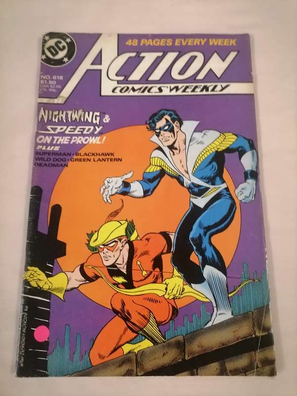Action Comics Weekly #618 1988 - DC COMICS - EXCELLENT CONDITION COMES WITH PLASTIC SLEEVE