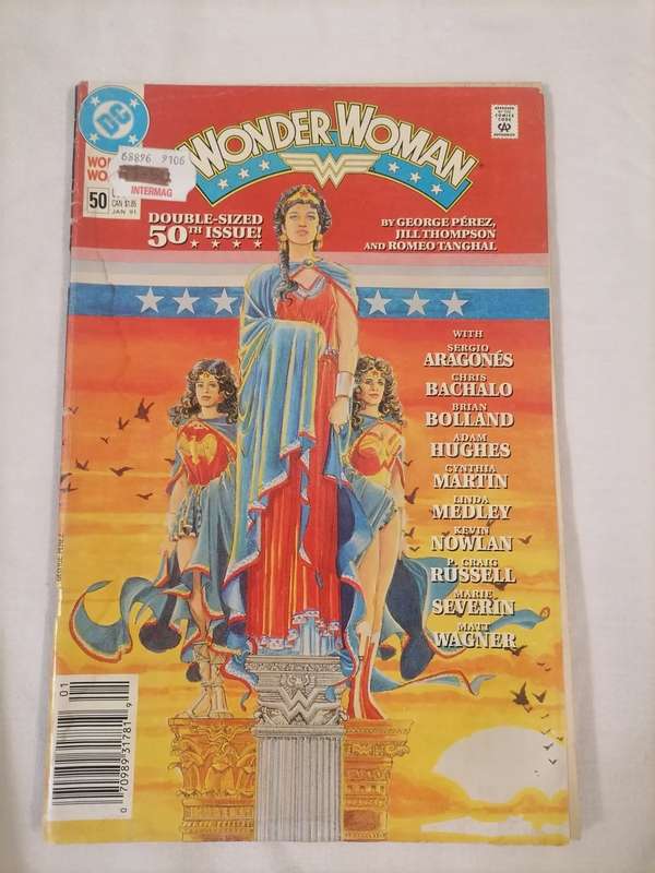 Wonder Woman Vol. 2 50th Issue Jan. 1991 DC Comics - EXCELLENT CONDITION COMES WITH PLASTIC SLEEVE