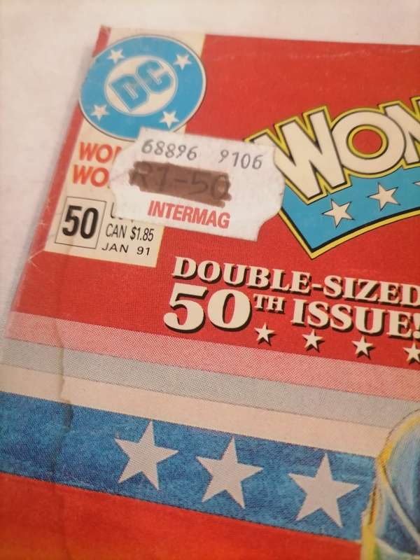 Wonder Woman Vol. 2 50th Issue Jan. 1991 DC Comics - EXCELLENT CONDITION COMES WITH PLASTIC SLEEVE