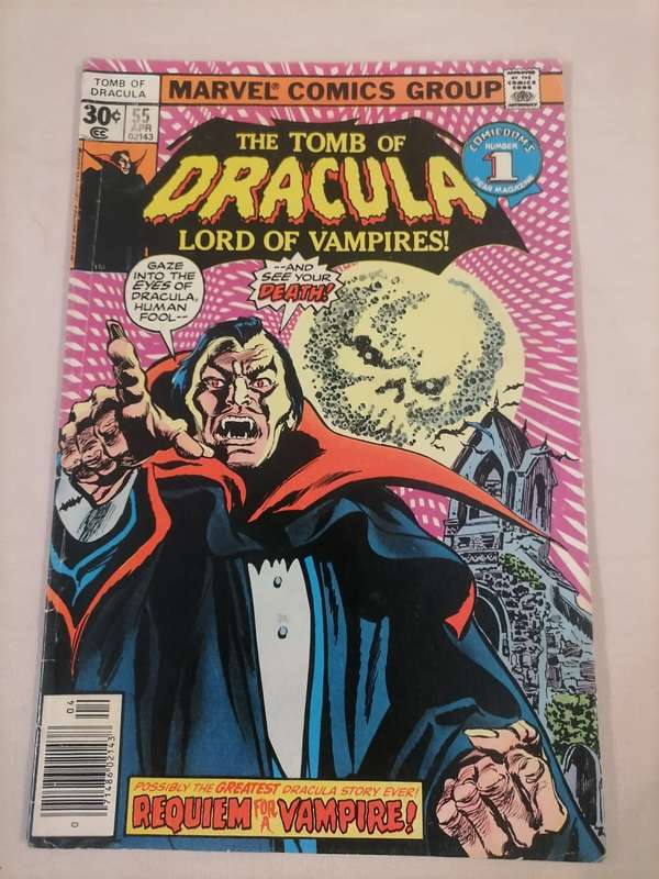Tomb Of Dracula #55 April 1977 Bronze Age Marvel Comics - EXCELLENT CONDITION COMES WITH PLASTIC SLE