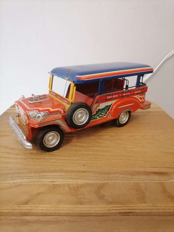 Vintage Promite Model I-80 Philippine Jeepney Metal Car Toy Jeep Parts MCM - DIE CAST