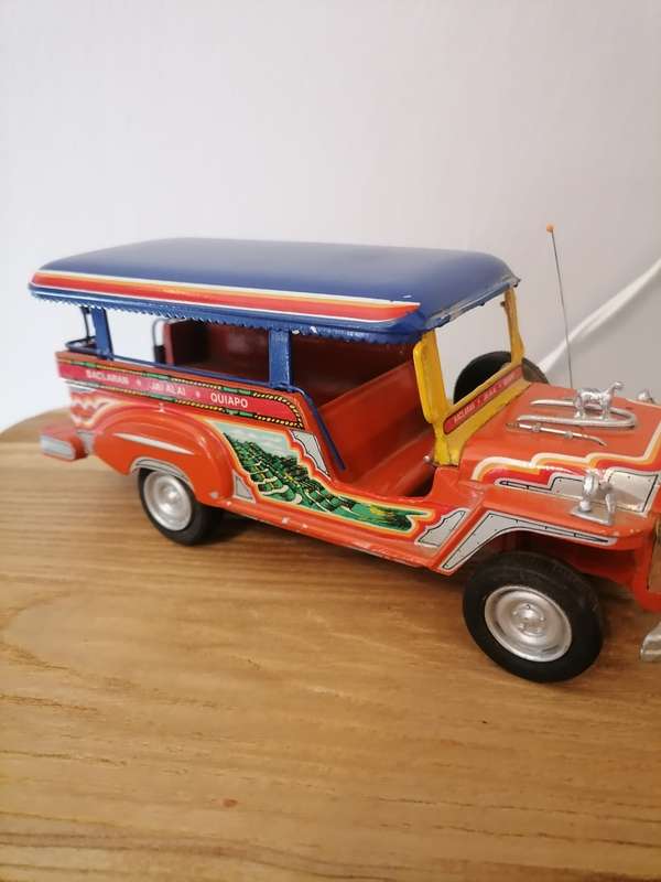 Vintage Promite Model I-80 Philippine Jeepney Metal Car Toy Jeep Parts MCM - DIE CAST
