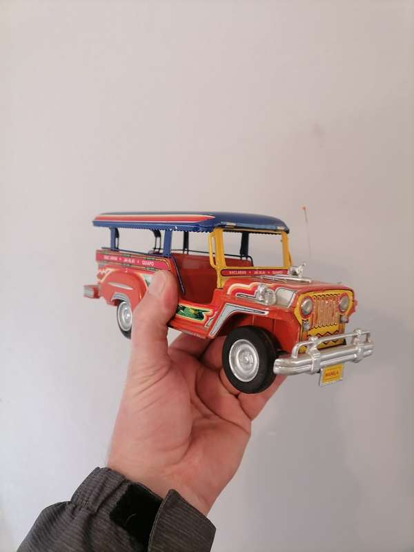 Vintage Promite Model I-80 Philippine Jeepney Metal Car Toy Jeep Parts MCM - DIE CAST