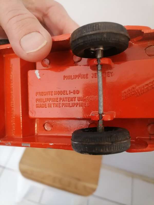 Vintage Promite Model I-80 Philippine Jeepney Metal Car Toy Jeep Parts MCM - DIE CAST
