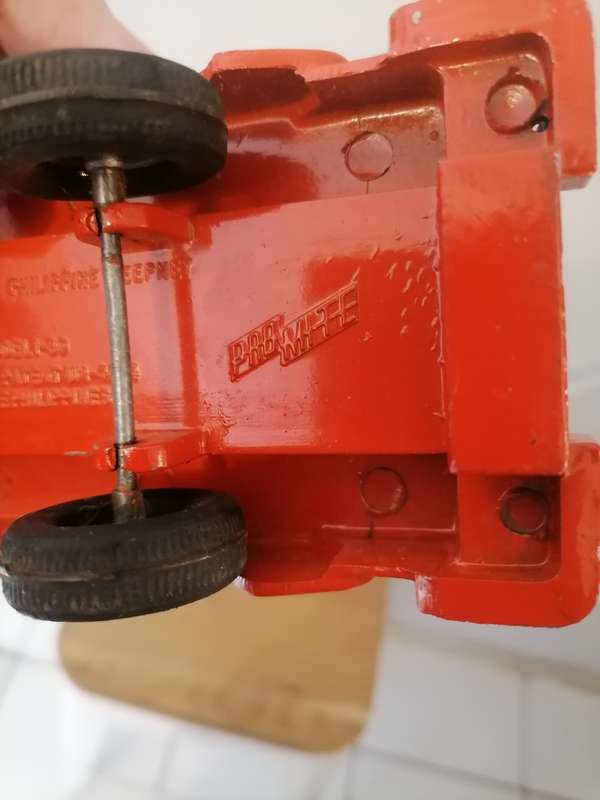 Vintage Promite Model I-80 Philippine Jeepney Metal Car Toy Jeep Parts MCM - DIE CAST