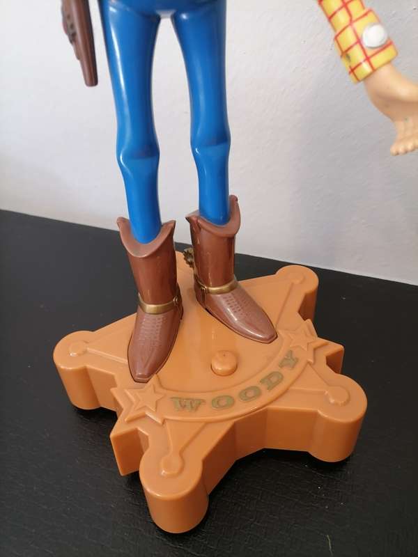 Toy Story Talking Woody Thinkway Toys Disney Pixar Push button Woody 100% WORKING & Bullseye Horse