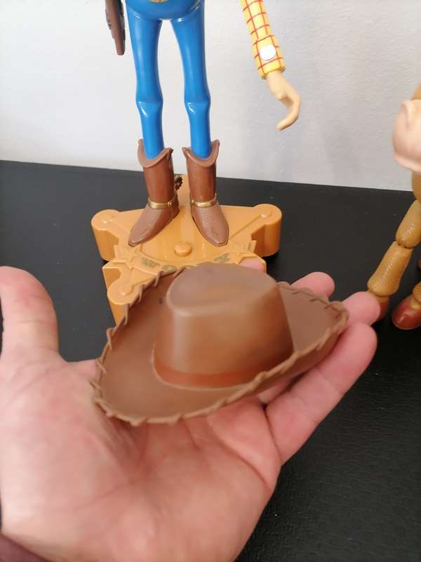 Toy Story Talking Woody Thinkway Toys Disney Pixar Push button Woody 100% WORKING & Bullseye Horse