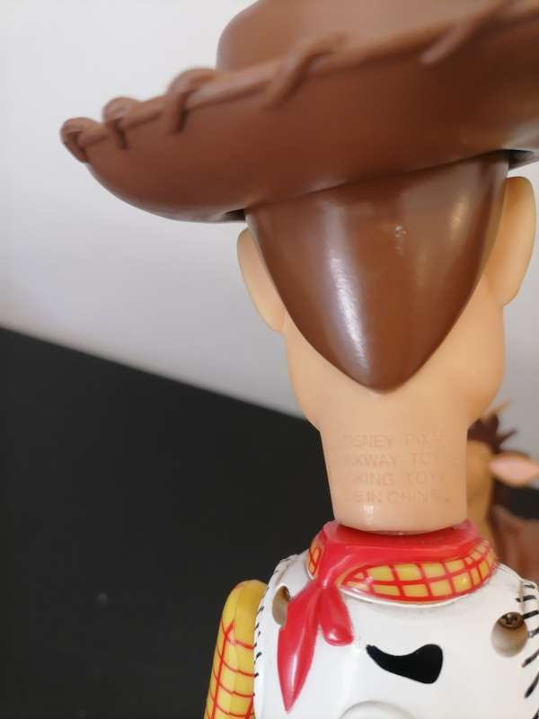 Toy Story Talking Woody Thinkway Toys Disney Pixar Push button Woody 100% WORKING & Bullseye Horse