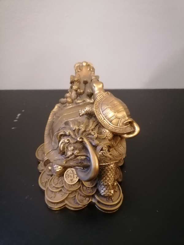 Dragon Turtle (Tortoise)Feng Shui Symbol - Meaning and Placement 20 CM