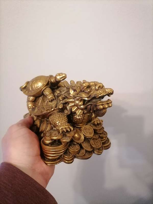 Dragon Turtle (Tortoise)Feng Shui Symbol - Meaning and Placement 20 CM