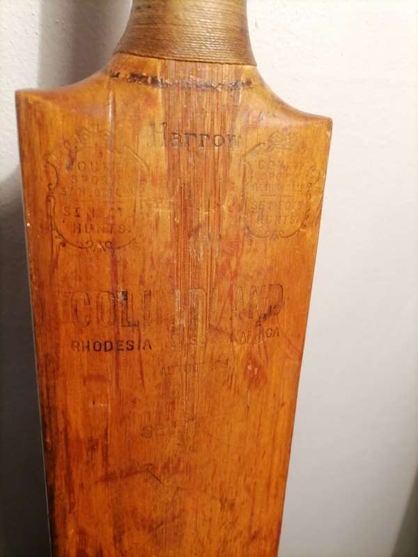 Vintage - Colin bland rhodesia and south africa cricket bat (2242103) - AMAZING CONDITION