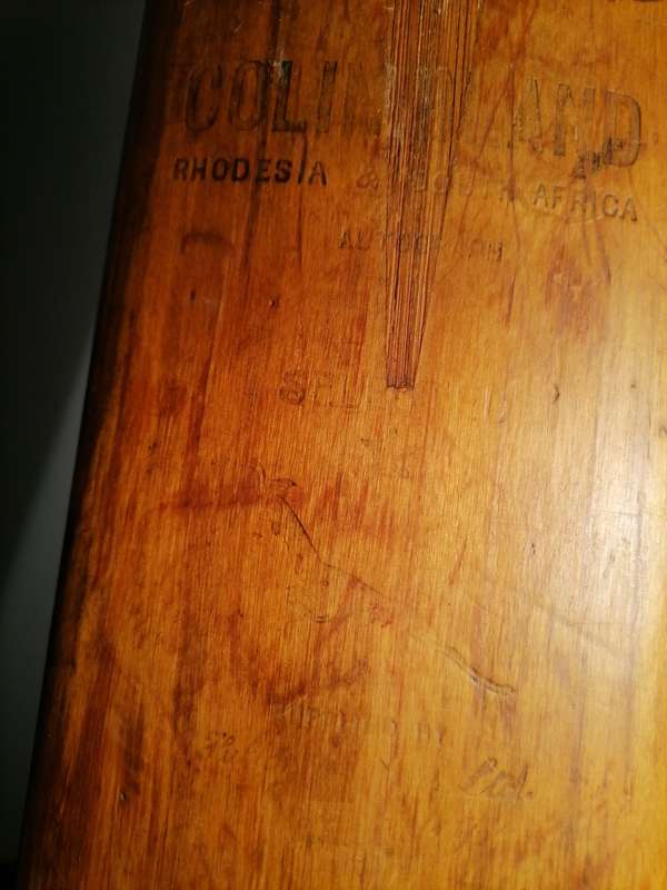 Vintage - Colin bland rhodesia and south africa cricket bat (2242103) - AMAZING CONDITION
