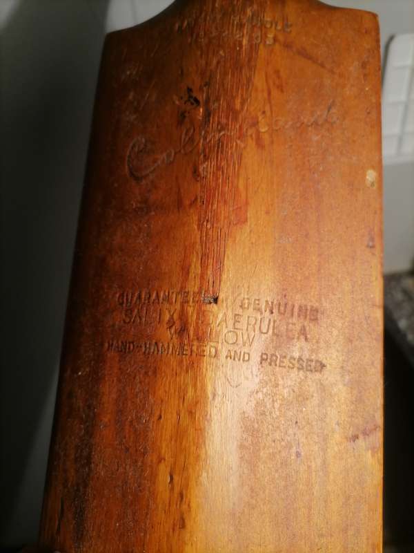 Vintage - Colin bland rhodesia and south africa cricket bat (2242103) - AMAZING CONDITION