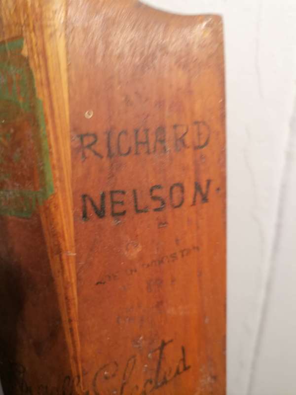 Vintage - Richard Nelson specially selected cricket bat made in Pakistan - AMAZING CONDITION