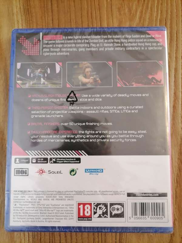 Wanted: Dead (Ps5) - Brand New Sealed