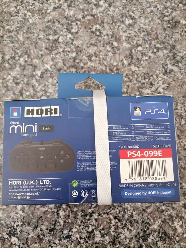 Hori Wired Mini Gamepad Black Brand New Sealed!