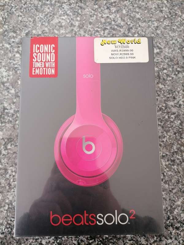 Beats - Solo 2 On-Ear Headphones - Pink - BRAND NEW SEALED FOR APPLE PRODUCTS ONLY - LAST IN STOCK