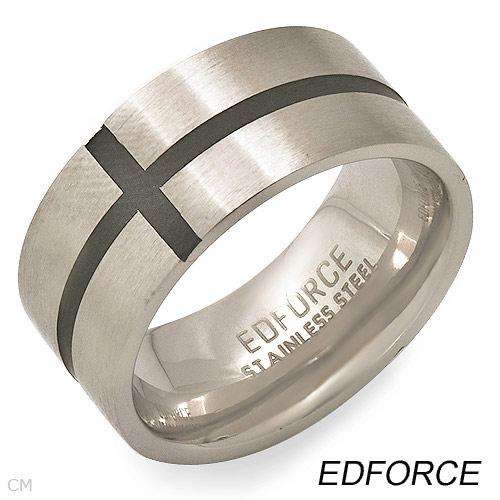 Stylish Ring Beautifully Crafted in Stainless steel. Total item weight 7.4g - Size 6