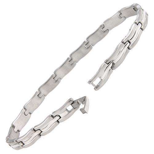 Wonderful Gents Bracelet Well Made in Stainless steel. Total item weight 21.5g Length 9in