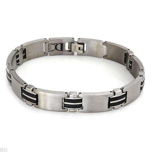 Pleasant Gents Bracelet Titanium. Total item weight 27.1g
