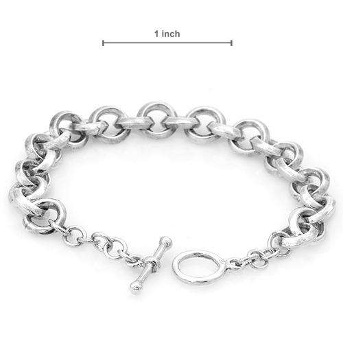 Dazzling Brand New Bracelet 925 Sterling silver. Total item weight 21.9g