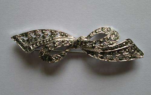 Marcasite brooch