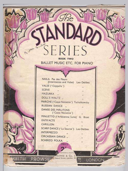 Sheet Music - The Standard Series Book Two - Ballet Music Etc for Piano - 1932