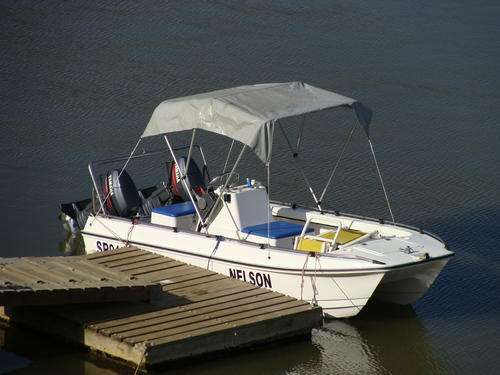 SUPERCAT 430 WITBLITS with 2 x 30HP YAMAHA MOTORS