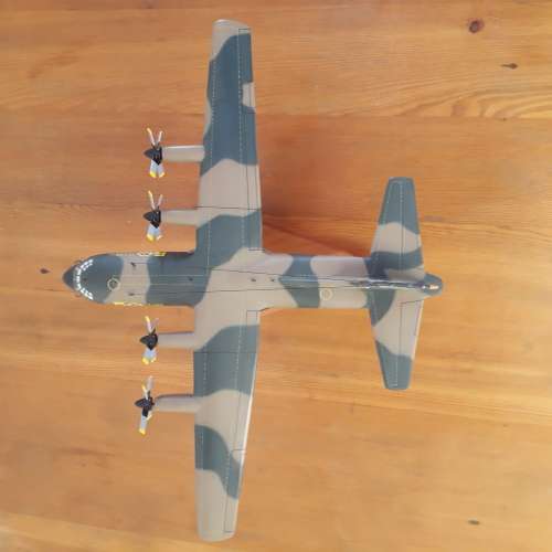 HERCULES C-130 South African Air Force, Mahogany, Wingspan 437mm with Stand, 30 years