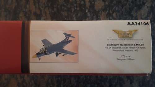 SOUTH AFRICAN AIR FORCE Buccaneer, by Corgi, Die-Cast, 1/72, NEW in BOX