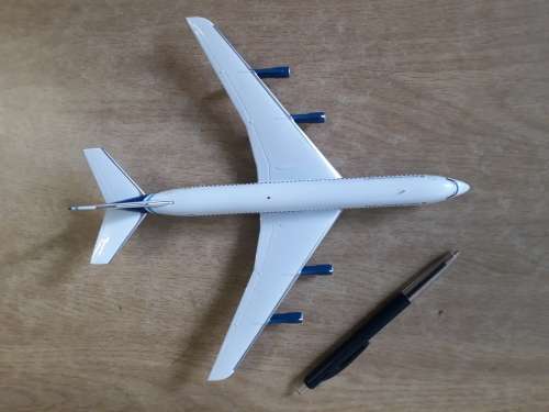 SOUTH AFRICAN AIR FORCE BOEING 707-320, DIE-CAST, SCALE 1:200 by INFLIGHT 200, Limited Ed., with BOX