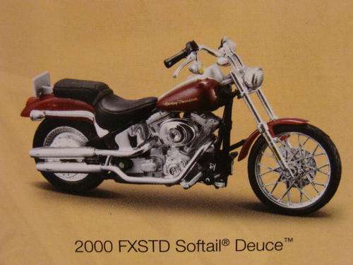 HARLEY DAVIDSON METAL MODEL KIT: 2002 SOFTAIL DEUCE ; 1/18 DIE-CAST by MAISTO