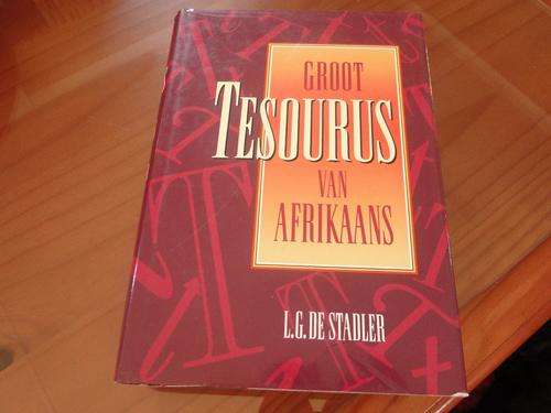 Groot Tesouris vir Afrikaans boek