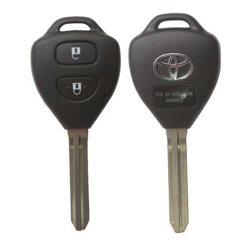 Toyota Denso 2 Button Remote Key Shell Case with blank blade