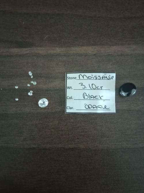 moissanite black diamond