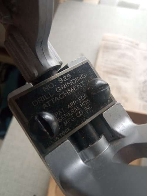 general no 825 drill grinding attachment