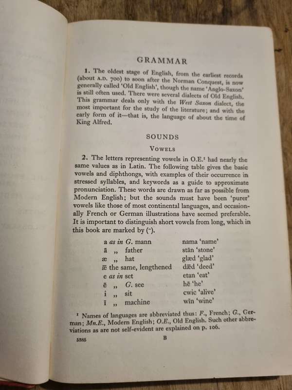Sweet`s Anglo-Saxon Primer.