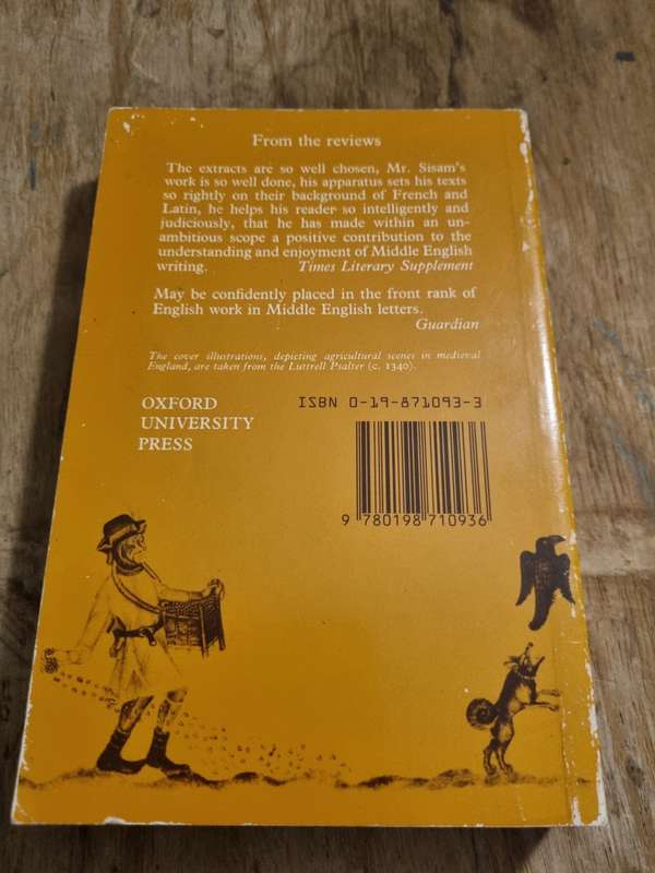 Fourteenth century Verse and Prose - Kenneth Sisam, Associated with JRR Tolkien