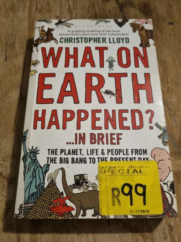 What on Earth Happened - in brief! Christopher Lloyd