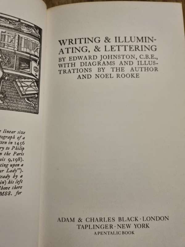 Writing and Illuminating and Lettering - Edward Johnston
