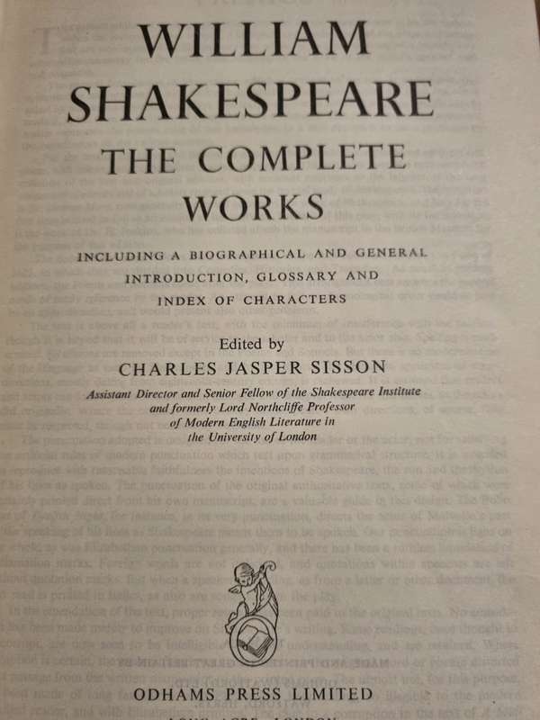 William Shakespeare - The Complete Works. Hardcover