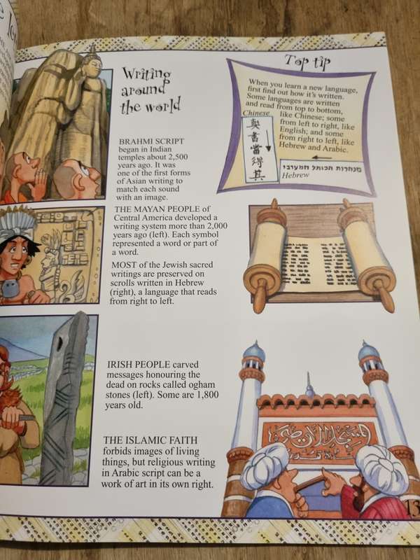 Learn about writing - Children`s book