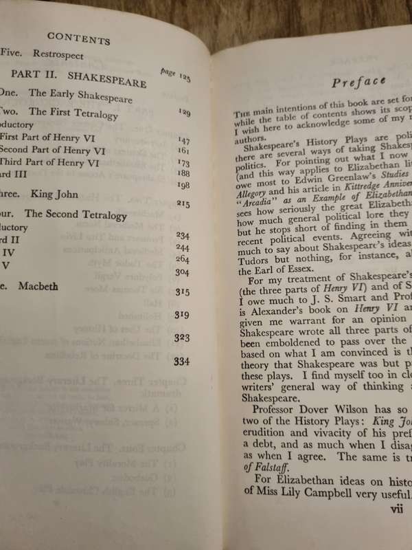 Shakespeare`s History Plays - Tillyard