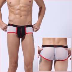 1008-PJ Black  MENS UNDERWEAR