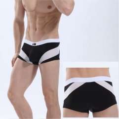 4002-PJ Black  MENS UNDERWEAR