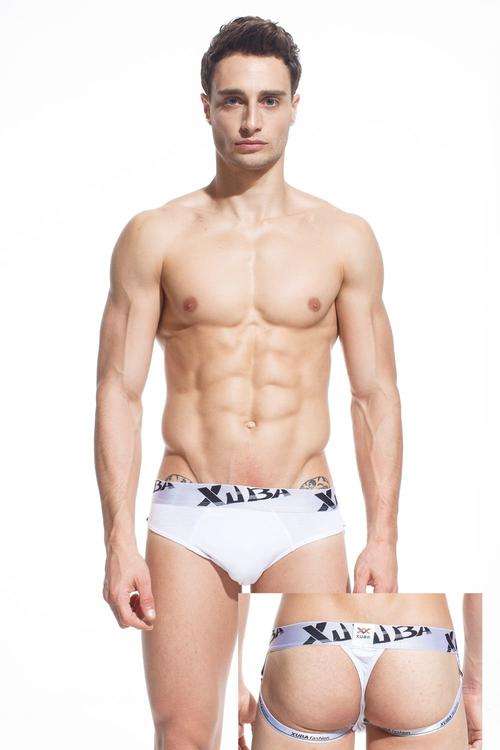 WHITE JOCK STRING