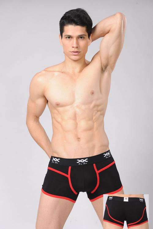 BLACK/RED BOXERS