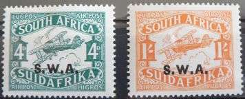 SOUTH.WEST.AFRICA SET OF AIRMAILS 3RD PRINTING(M.M).